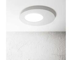 Lubinis šviestuvas Ideal Lux 18W LED paviršinis šviestuvas IRIDE, baltas, 3000K, dimeriuojamas, 312491