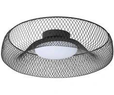 Lubinis šviestuvas 18,5W LED paviršinis šviestuvas MESH, juodas, 3000K