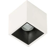 Lubinis šviestuvas Luminaire Center 18W LED paviršinis šviestuvas ALDEN DEEP, baltos/juodos sp., 3000K