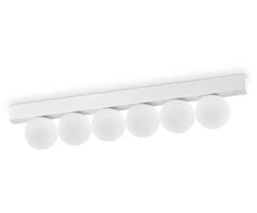 Lubinis šviestuvas Ideal Lux 18W LED paviršinis šviestuvas PING PONG, baltas, 3000K, 328256