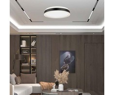 Lubinis šviestuvas 18W LED paviršinis šviestuvas, juodas, 4000K