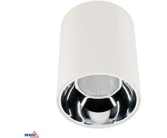 Lubinis šviestuvas Bemko 20W LED paviršinis šviestuvas MAFED, baltas, 3000K, IP44/IP20