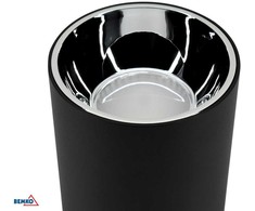 Lubinis šviestuvas Bemko 20W LED paviršinis šviestuvas MAFED, juodas, 3000K, IP44/IP20
