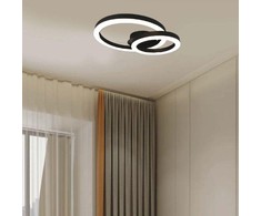 Lubinis šviestuvas V-tac 20W LED paviršinis šviestuvas, juodas, 3000K