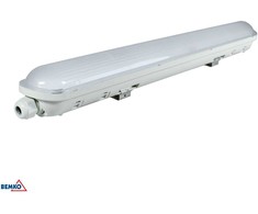Bemko 21W LED linijinis šviestuvas BALWIR, pilkas, 6000K, IP65