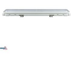 Bemko 21W LED linijinis šviestuvas BALWIR, pilkas, 6000K, IP65