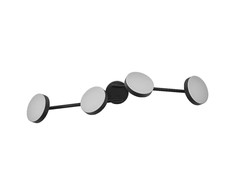 Lubinis šviestuvas 21W LED paviršinis šviestuvas SPOT MOON, juodas, 3000K