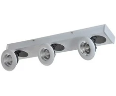 Lubinis šviestuvas 21W LED paviršinis šviestuvas CATALINA, baltos/pilkos sp., 3000K