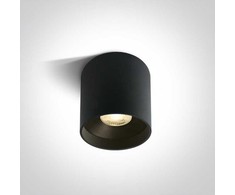 Lubinis šviestuvas 22W LED cilindro formos šviestuvas, juodas, 3000K, 12122C/B/W