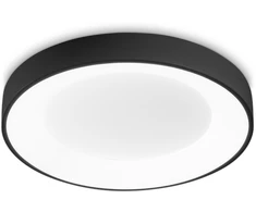 Lubinis šviestuvas Ideal Lux 20W LED paviršinis šviestuvas PLANET, juodas, 3000K, 312330