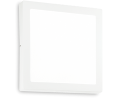 Lubinis šviestuvas 22W LED paviršinis šviestuvas UNIVERSAL SQUARE, baltas, 2700K, 342610
