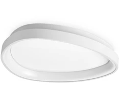 Lubinis šviestuvas Ideal Lux 24W LED paviršinis šviestuvas GEMINI, baltas, 3000K, 328010