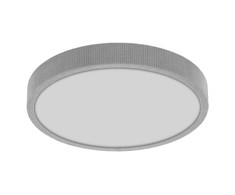 Lubinis šviestuvas 24W LED paviršinis šviestuvas ORBIS MATTEO, šviesiai pilkas, 3000K, dimeriuojamas