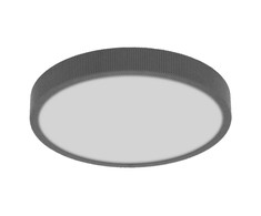 Lubinis šviestuvas 24W LED paviršinis šviestuvas ORBIS MATTEO, pilkas, 3000K, dimeriuojamas