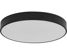 Lubinis šviestuvas 24W LED paviršinis šviestuvas MOIA, juodas, 3000K