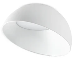 Lubinis šviestuvas Ideal Lux 24W LED paviršinis šviestuvas COROLLA, baltas, 3000K, 297101