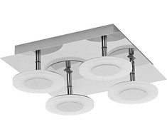 24W LED paviršinis šviestuvas SMART+ MATTER, sidabro sp., 3000/6500K, dimeriuojamas, IP44