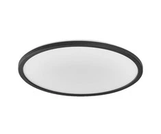 Lubinis šviestuvas 25W LED paviršinis šviestuvas SMART+ ORBIS, juodas, 2700/6500K/RGB, dimeriuojamas