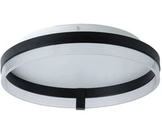 Lubinis šviestuvas Osram 25W LED paviršinis šviestuvas CIRCLE, juodas, 3000/4000/6500K