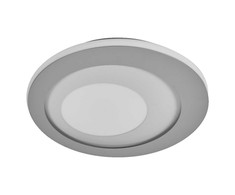 Lubinis šviestuvas 26W LED paviršinis šviestuvas ORBIS SPIRAL, pilkas, 3000K, dimeriuojamas