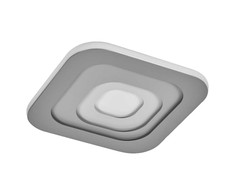 Lubinis šviestuvas 26W LED paviršinis šviestuvas ORBIS SPIRAL, pilkas, 3000K, dimeriuojamas