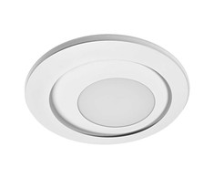 Lubinis šviestuvas 27W LED paviršinis šviestuvas ORBIS SPIRAL, baltas, 3000K