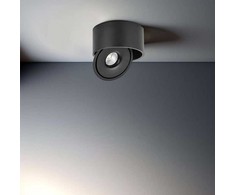 Lubinis šviestuvas V-tac 28W LED paviršinis šviestuvas, juodas, 3000-6400K