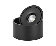 Lubinis šviestuvas V-tac 28W LED paviršinis šviestuvas, juodas, 3000-6400K