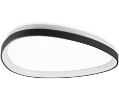 Lubinis šviestuvas Ideal Lux 30W LED paviršinis šviestuvas GEMINI, juodas, 3000K, 328058