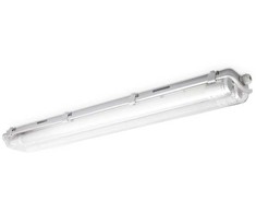 Lubinis šviestuvas 2x9W LED šviestuvas HERMETIC, T8, 60cm, 4000K