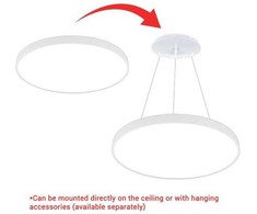 Lubinis šviestuvas 30W LED paviršinis šviestuvas, baltas, 3000K