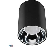 Lubinis šviestuvas Bemko 30W LED paviršinis šviestuvas MAFED, juodas, 3000K, IP44/IP20