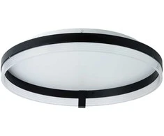 Lubinis šviestuvas 32W LED paviršinis šviestuvas CIRCLE, juodas, 3000/4000/6500K