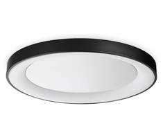 Lubinis šviestuvas Ideal Lux 29W LED paviršinis šviestuvas PLANET, juodas, 3000K, 312361