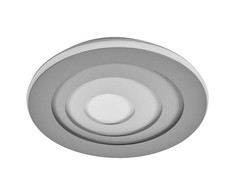 Lubinis šviestuvas 34W LED paviršinis šviestuvas ORBIS SPIRAL, pilkas, 3000K, dimeriuojamas