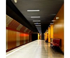 Lubinis šviestuvas Bikuvalt 36W LED linijinis paviršinis šviestuvas L-SERIES, 120cm, baltas, 6500K, IP65