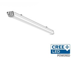 36W LED linijinis paviršinis šviestuvas WP TK-SERIES, 120cm, baltas, 6500K, IP65, CREE LED chip