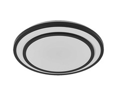 Lubinis šviestuvas 36W LED paviršinis šviestuvas ORBIS BERLIN, juodas, 3000K
