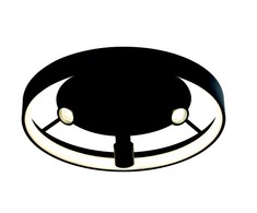 Lubinis šviestuvas 37,2W LED paviršinis šviestuvas DENIS, juodas, 3100K, 4250700