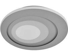 Lubinis šviestuvas 38W LED paviršinis šviestuvas ORBIS SPIRAL, pilkas, 3000K, dimeriuojamas