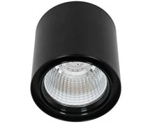 Lubinis šviestuvas 40W LED paviršinis šviestuvas LUNA, juodas, 3000K