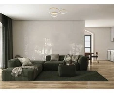 Lubinis šviestuvas 40W LED paviršinis šviestuvas MAVER, aukso sp., 3000/4000/6000K