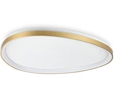Lubinis šviestuvas Ideal Lux 42W LED paviršinis šviestuvas GEMINI, žalvario sp., 3000K, 328096
