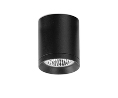 4,5/6,5W LED paviršinis šviestuvas TOP MINI, 56°, juodas, 4000K