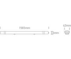 45W LED linijinis šviestuvas, baltas, 4000K, 38145LC/C