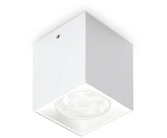 Lubinis šviestuvas Ideal Lux 5W LED paviršinis šviestuvas DOT, baltas, 3000K, dimeriuojamas, 319797