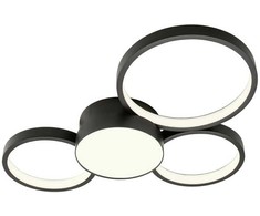 Lubinis šviestuvas 50W LED paviršinis šviestuvas CRONOS, juodas, 3000K, dimeriuojamas, 01-2538