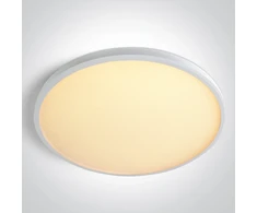 Lubinis šviestuvas 50W LED paviršinis šviestuvas, baltos sp., 2800/3300/4000K, 600mm, UGR19, 62020FU/W/V