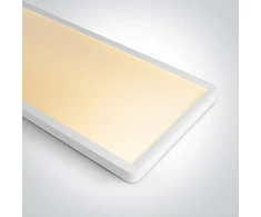 Lubinis šviestuvas 50W LED paviršinis šviestuvas, baltos sp., 2800/3300/4000K, 1200x300mm, UGR19, 62020MU/W/V