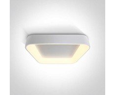 Lubinis šviestuvas 50W LED plafonas, baltas, 3000K, 62142NA/W/W